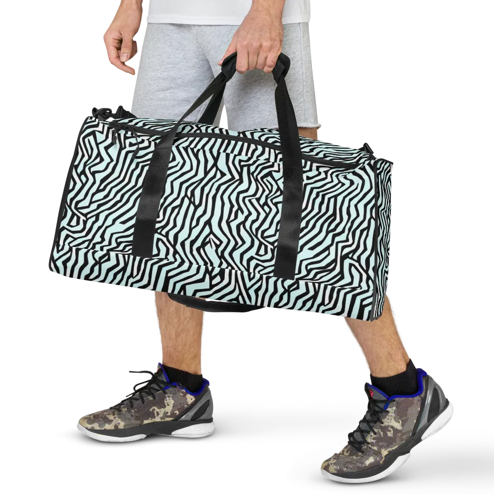 Echoing Stripes on Duffle Bag — Front