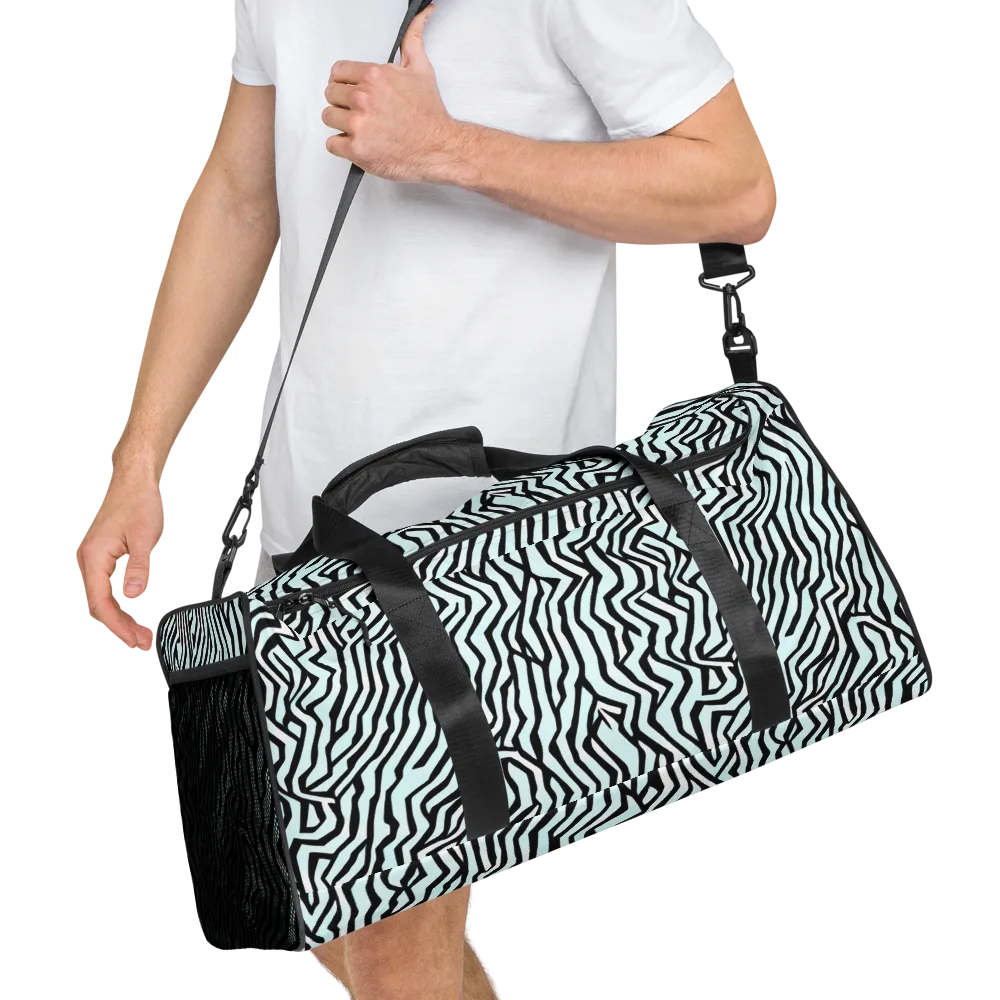 Echoing Stripes on Duffle Bag — Right Front