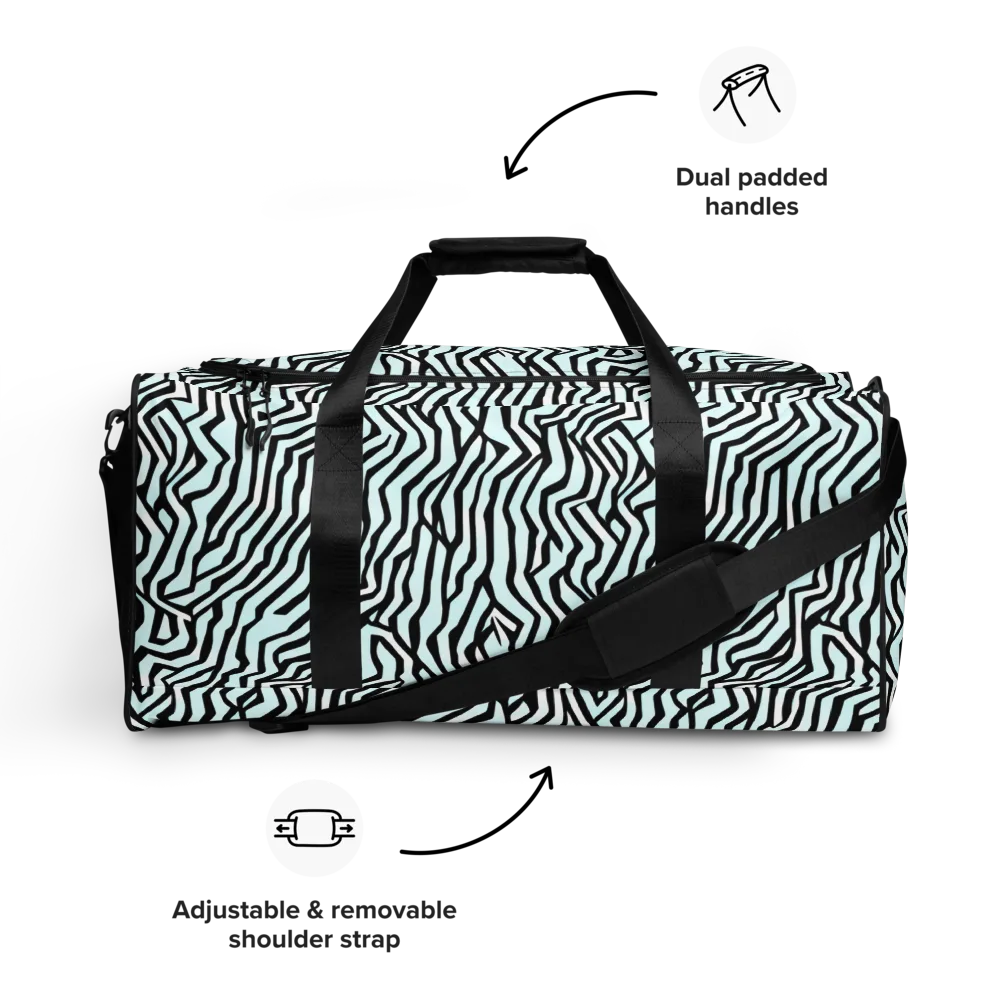 Echoing Stripes on Duffle Bag — Front