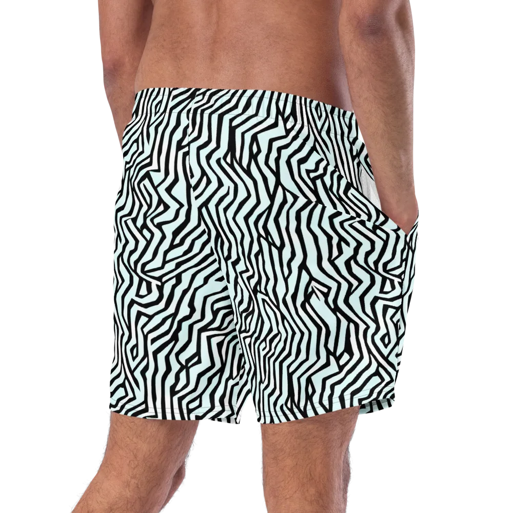Echoing Stripes on Swim Trunks — Right Back