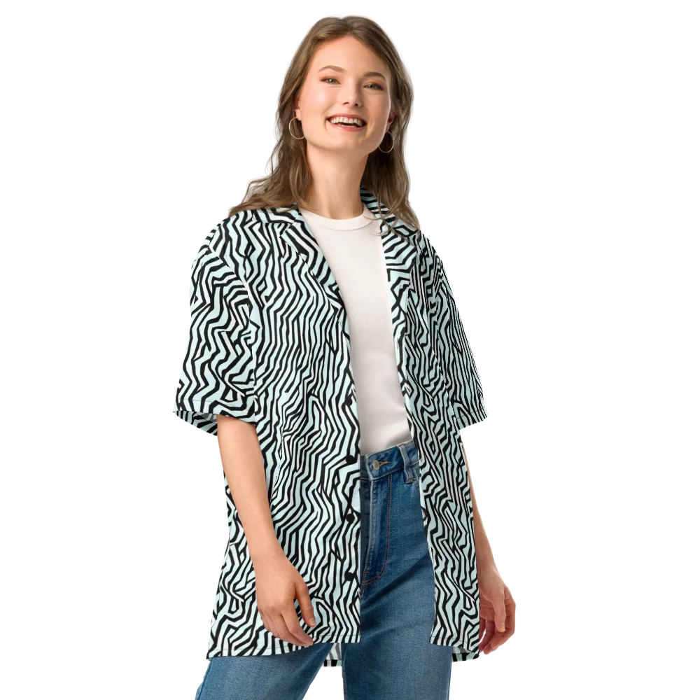 Echoing Stripes on Button Shirt — Front