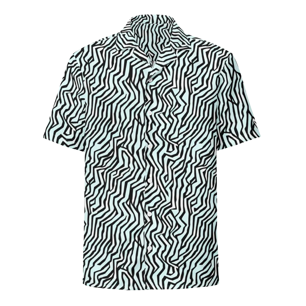 Echoing Stripes on Button Shirt — Front