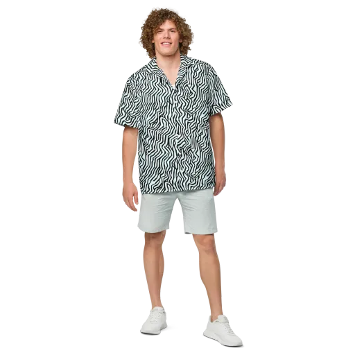 Echoing Stripes on a Button Shirt