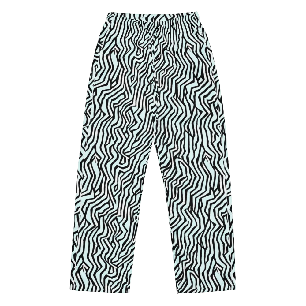 Echoing Stripes on Women's Pajama Pants — Front
