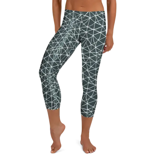 Infinite Interplay on a Capri Leggings