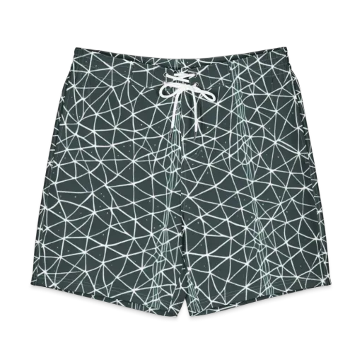 Infinite Interplay on a Men's Board Shorts