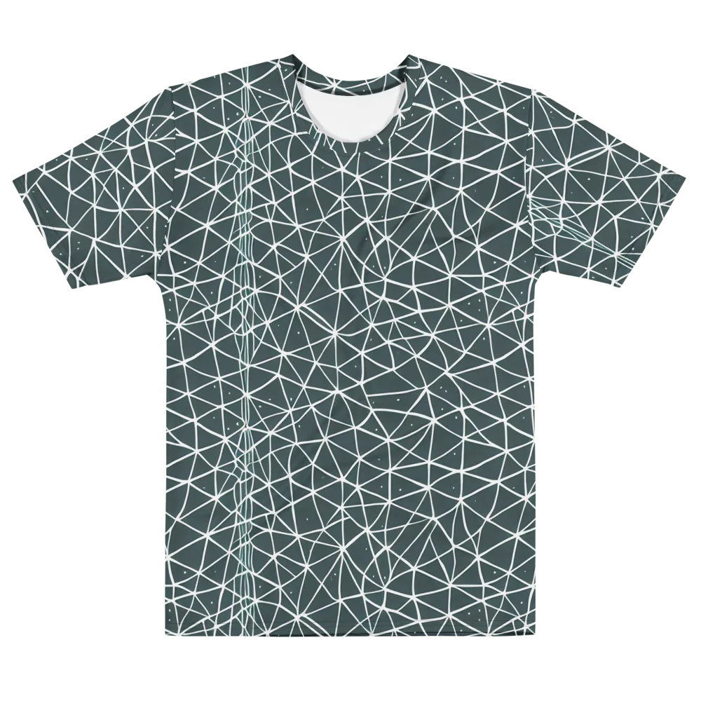 Infinite Interplay on Men's Cotton Crew Neck T-Shirt — Front