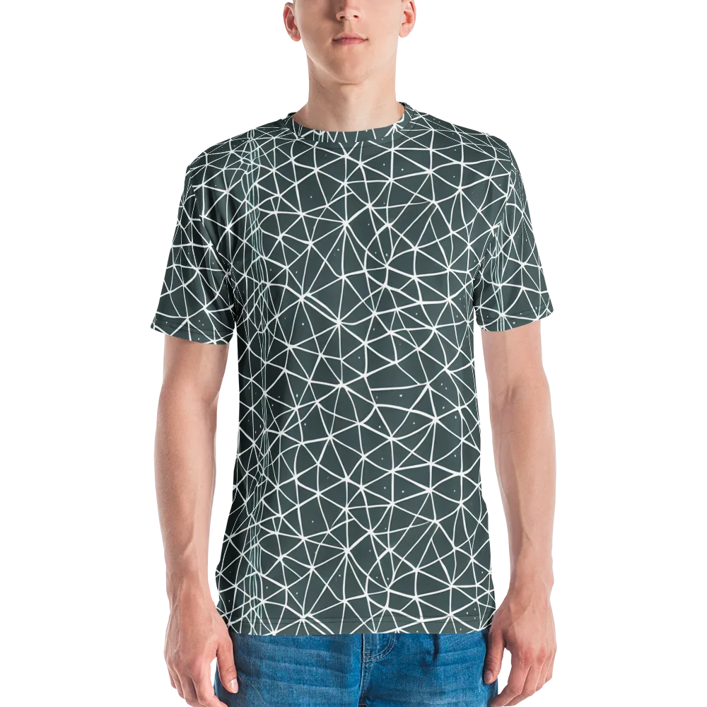 Infinite Interplay on Men's Crew Neck T-Shirt — Front