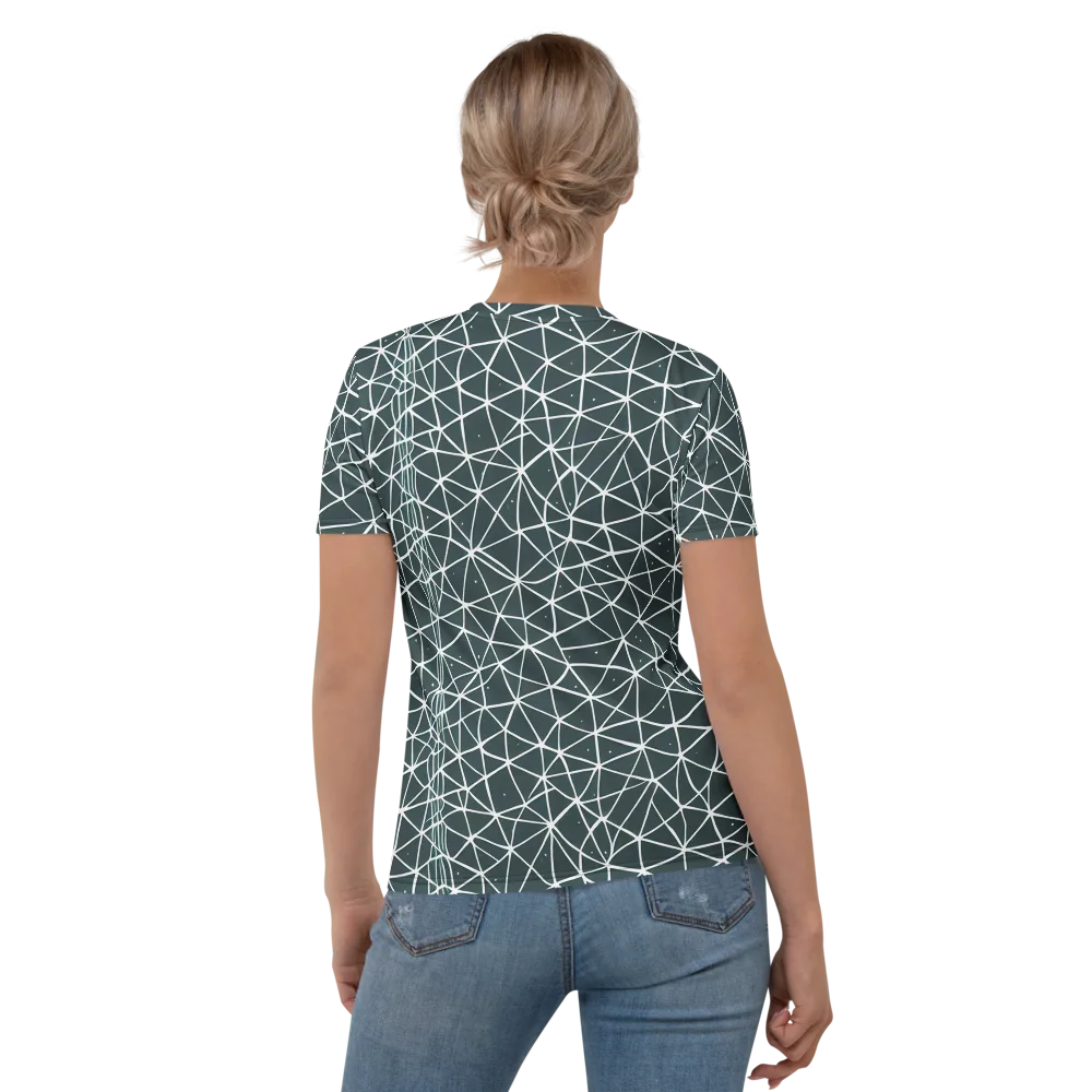 Infinite Interplay on Women's Crew Neck T-Shirt — Back
