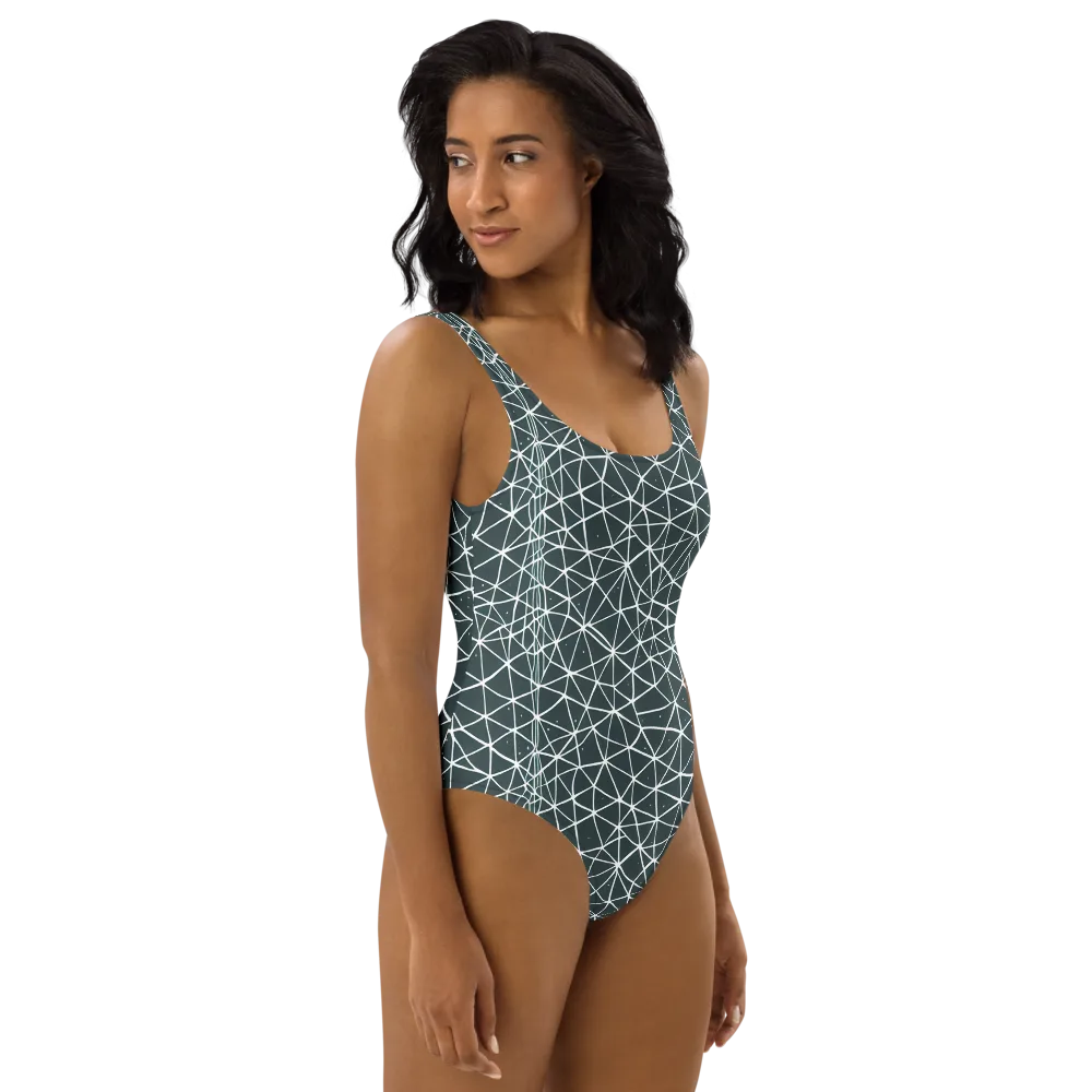 Infinite Interplay on One-Piece Swimsuit — Right