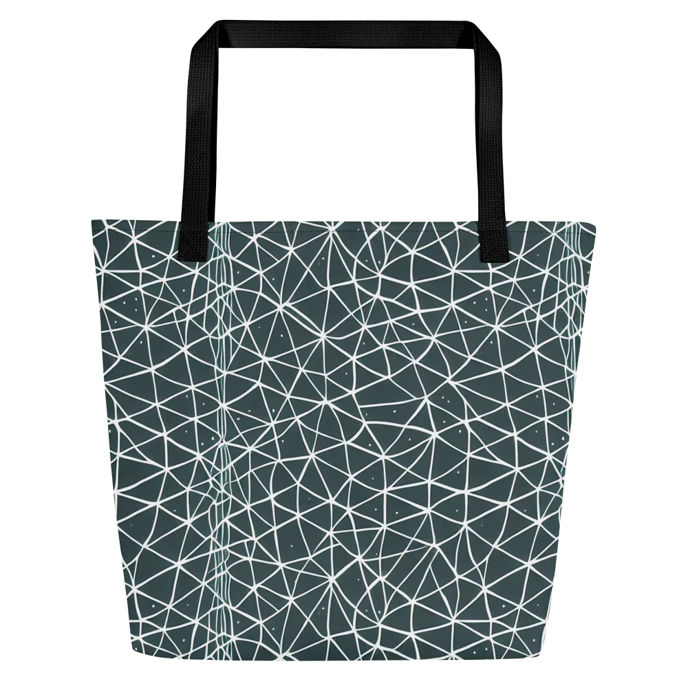 Infinite Interplay on Large Tote Bag W/ Pocket — Front