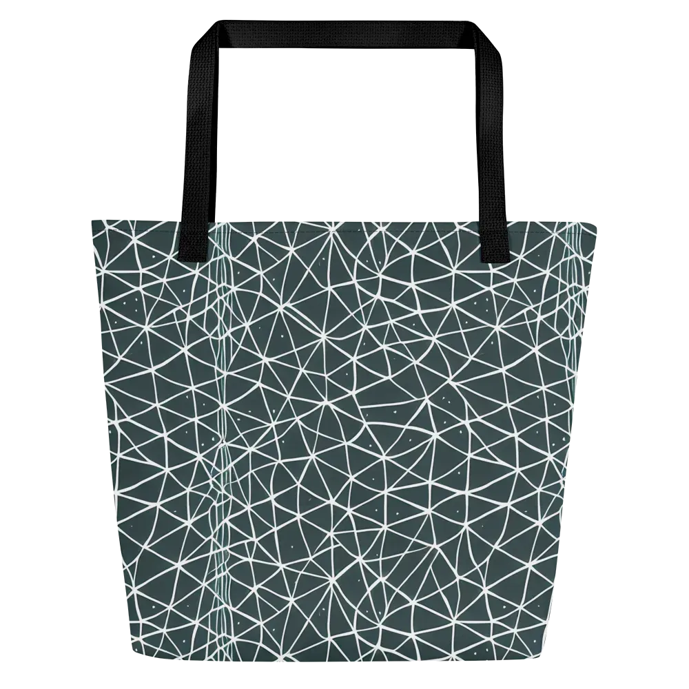 Infinite Interplay on Large Tote Bag W/ Pocket — Front