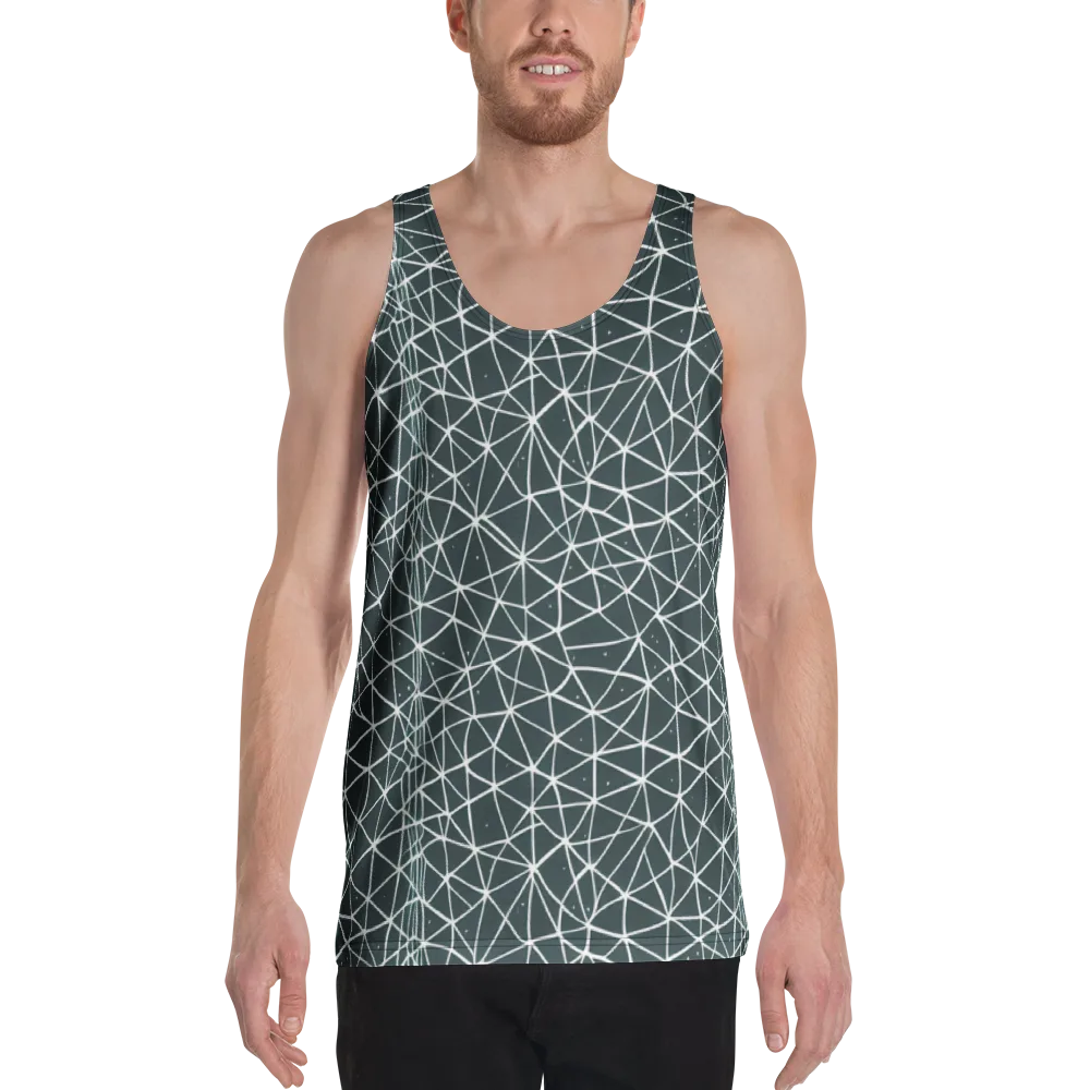 Infinite Interplay on Men's Tank Top — Front
