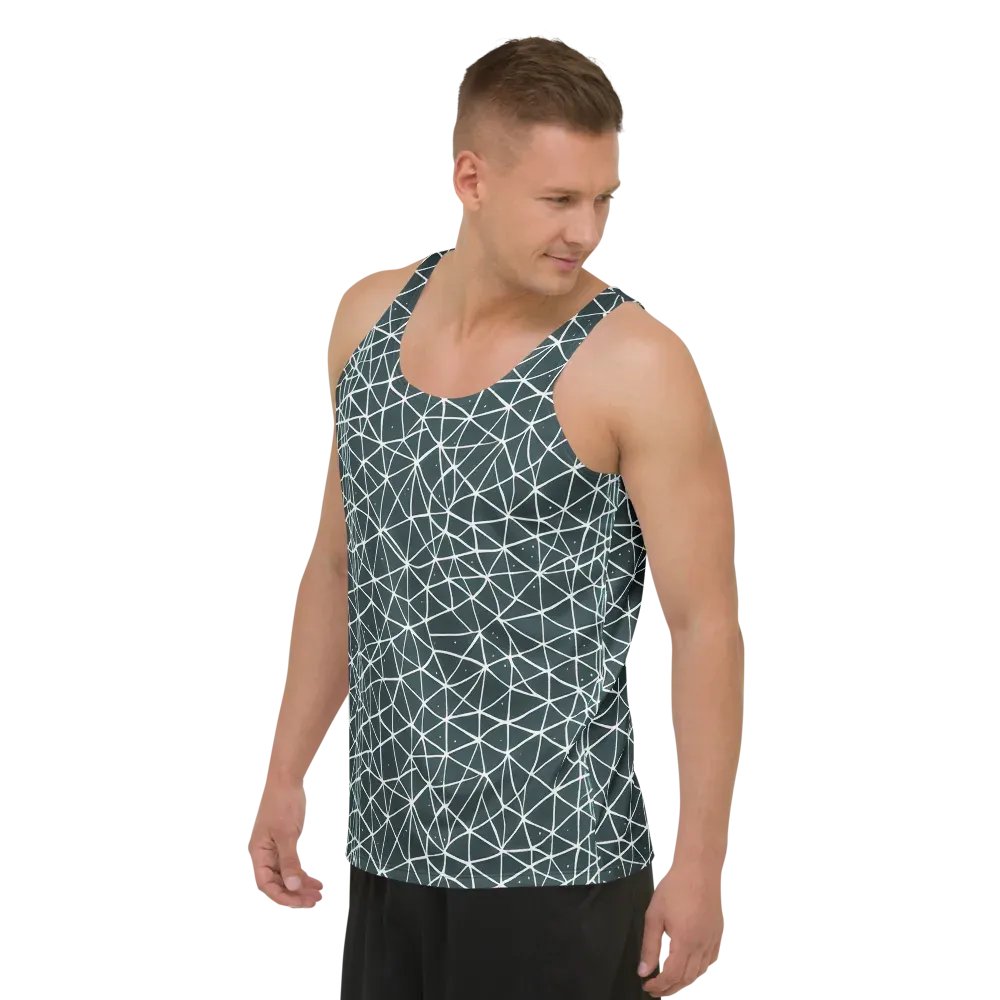 Infinite Interplay on Men's Tank Top — Left Front