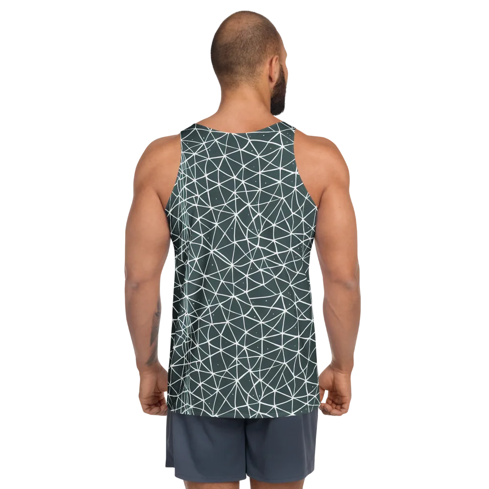 Infinite Interplay on Men's Tank Top — Back