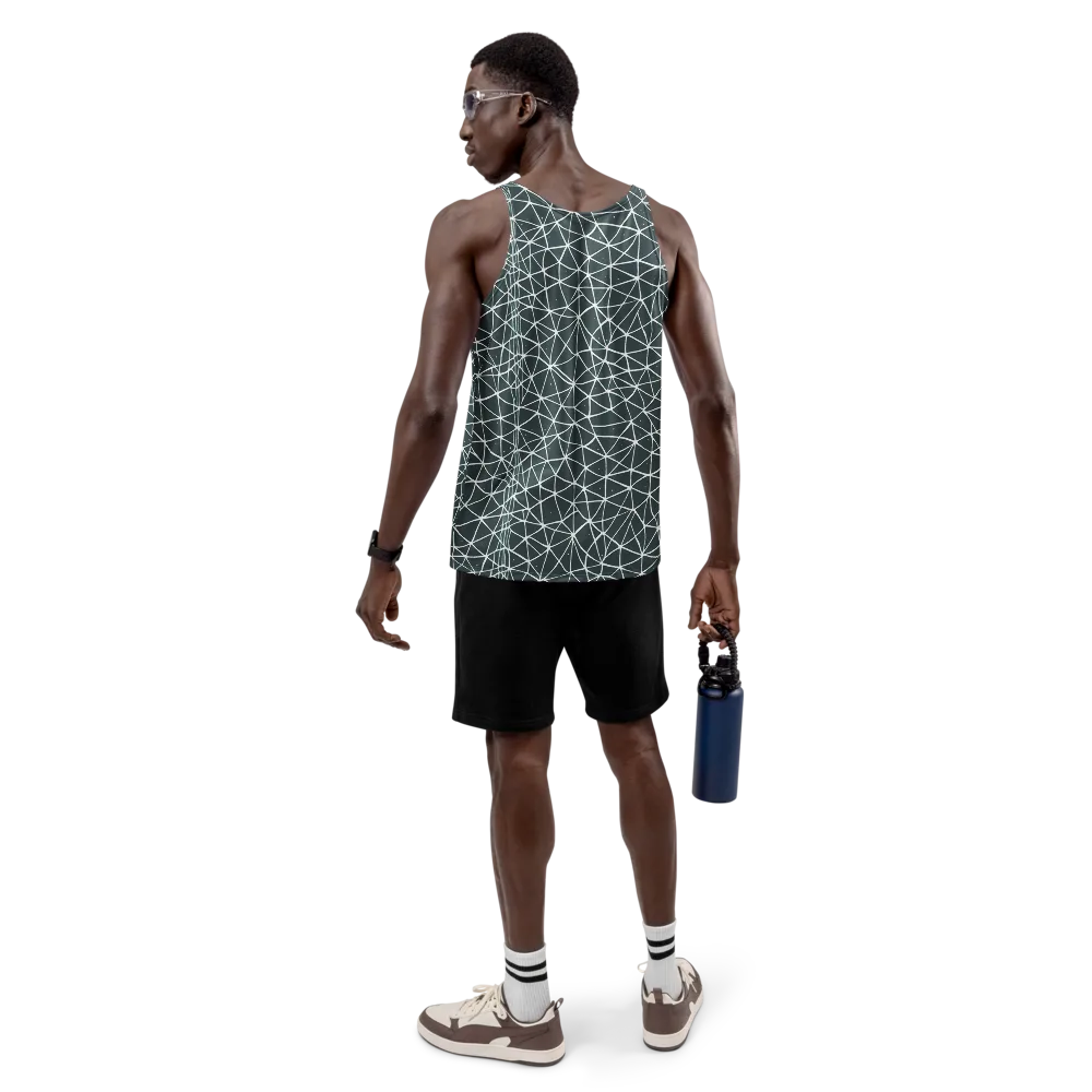 Infinite Interplay on Men's Tank Top — Back