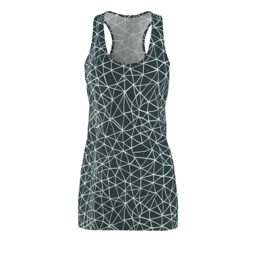 Infinite Interplay on a Racerback Dress