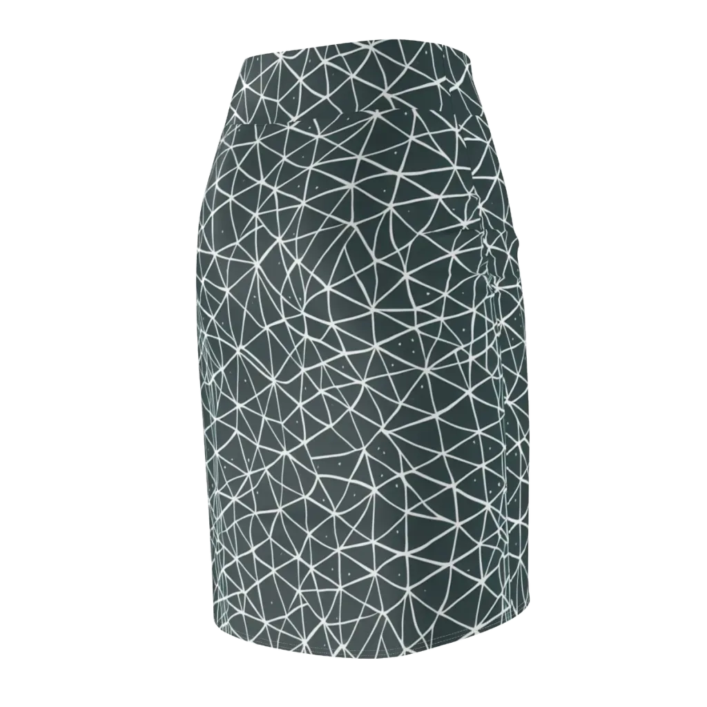Infinite Interplay on Pencil Skirt — Back Side