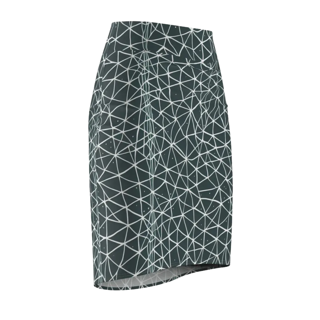 Infinite Interplay on Pencil Skirt — Front Side