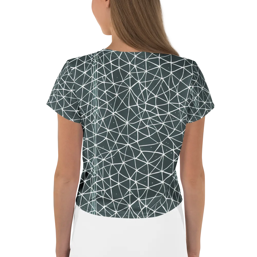 Infinite Interplay on Crop Tee — Back