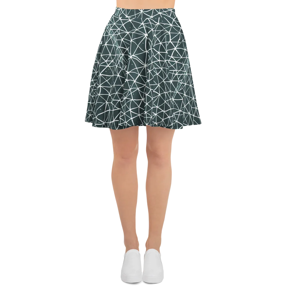 Infinite Interplay on Skater Skirt — Front