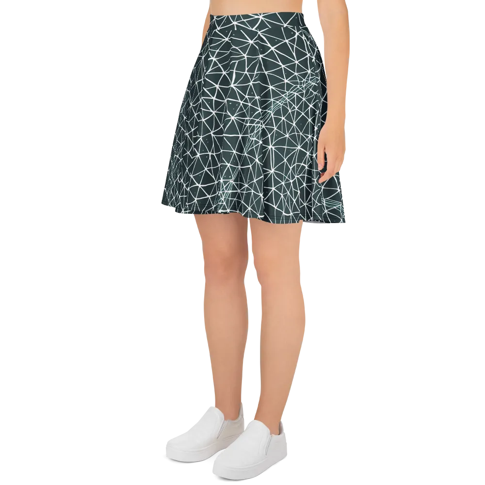 Infinite Interplay on Skater Skirt — Left