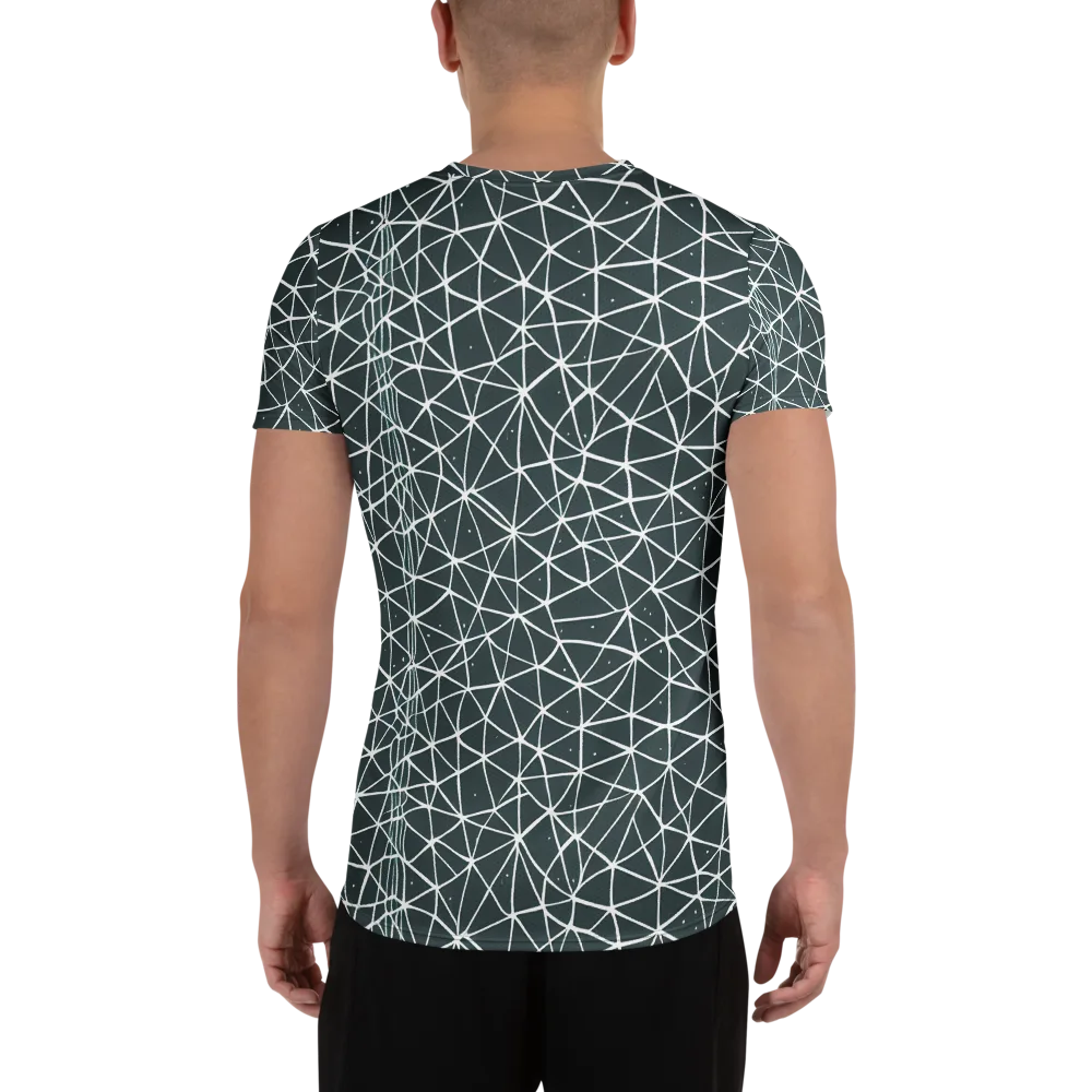 Infinite Interplay on Men's Athletic T-Shirt — Back