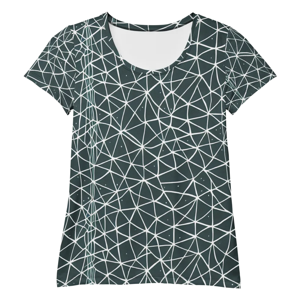 Infinite Interplay on Women's Athletic T-Shirt — Front