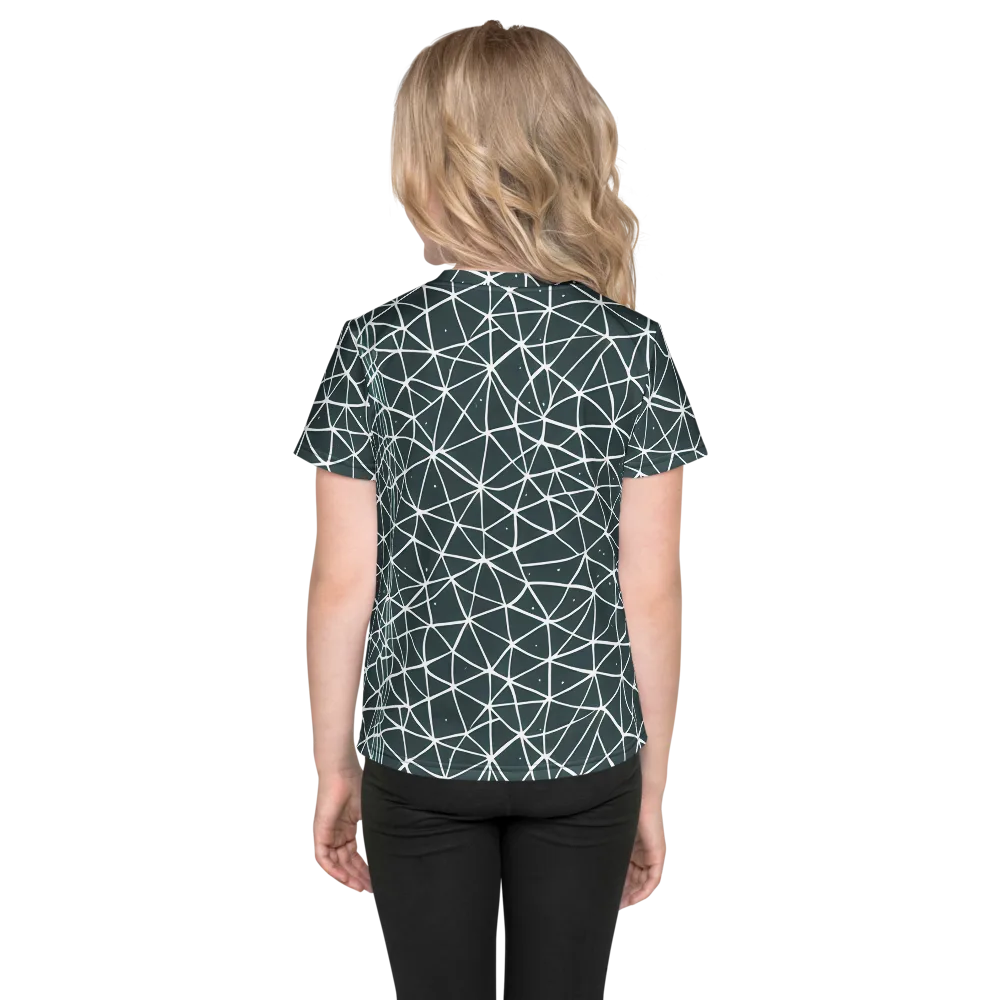 Infinite Interplay on Kids Crew Neck T-Shirt — Back