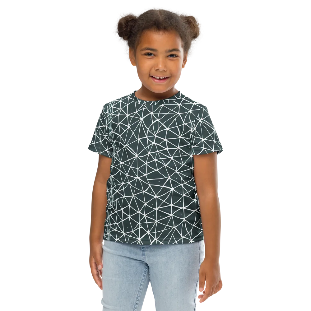 Infinite Interplay on Kids Crew Neck T-Shirt — Front