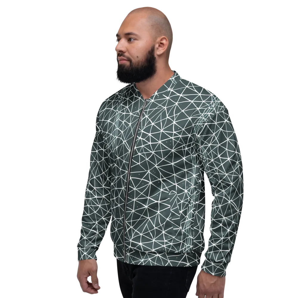 Infinite Interplay on Bomber Jacket — Left