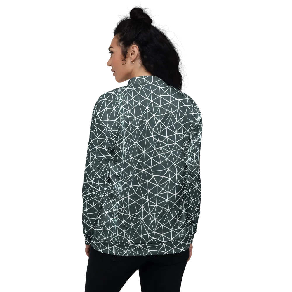Infinite Interplay on Bomber Jacket — Back