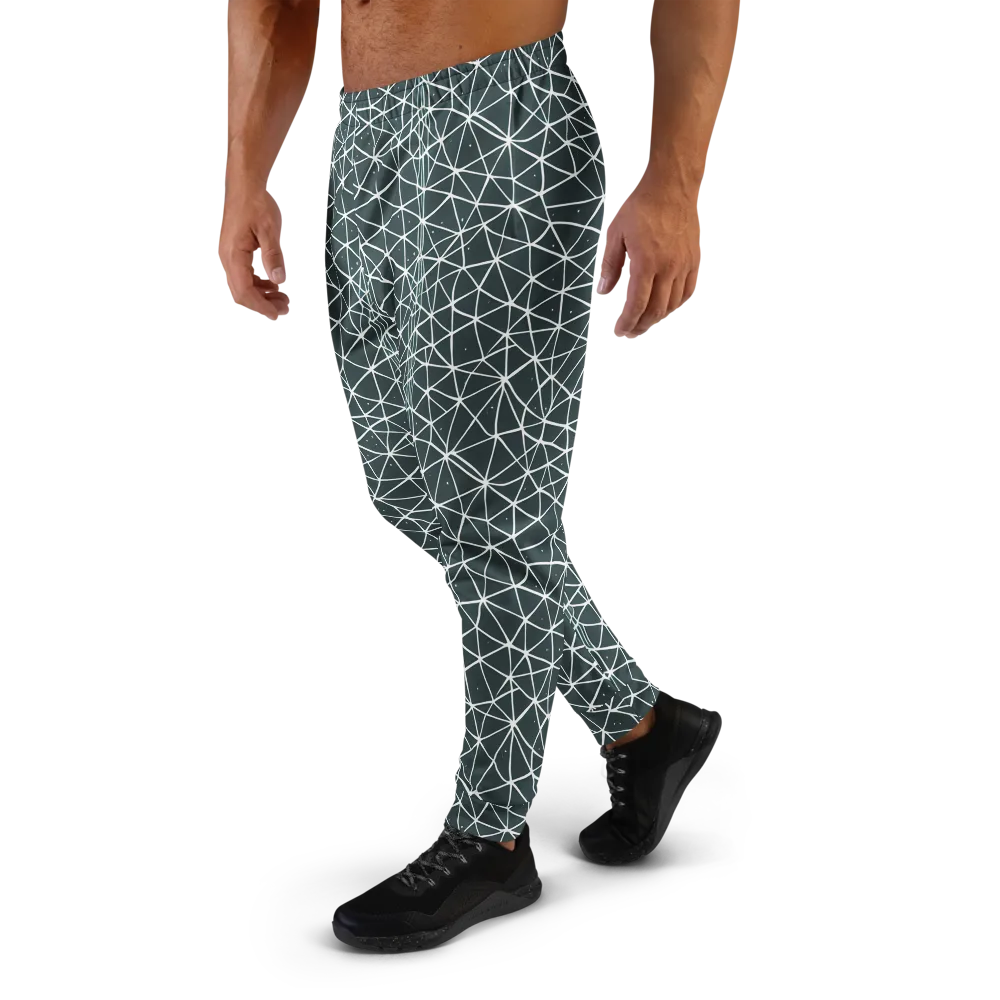 Infinite Interplay on Men's Joggers — Left