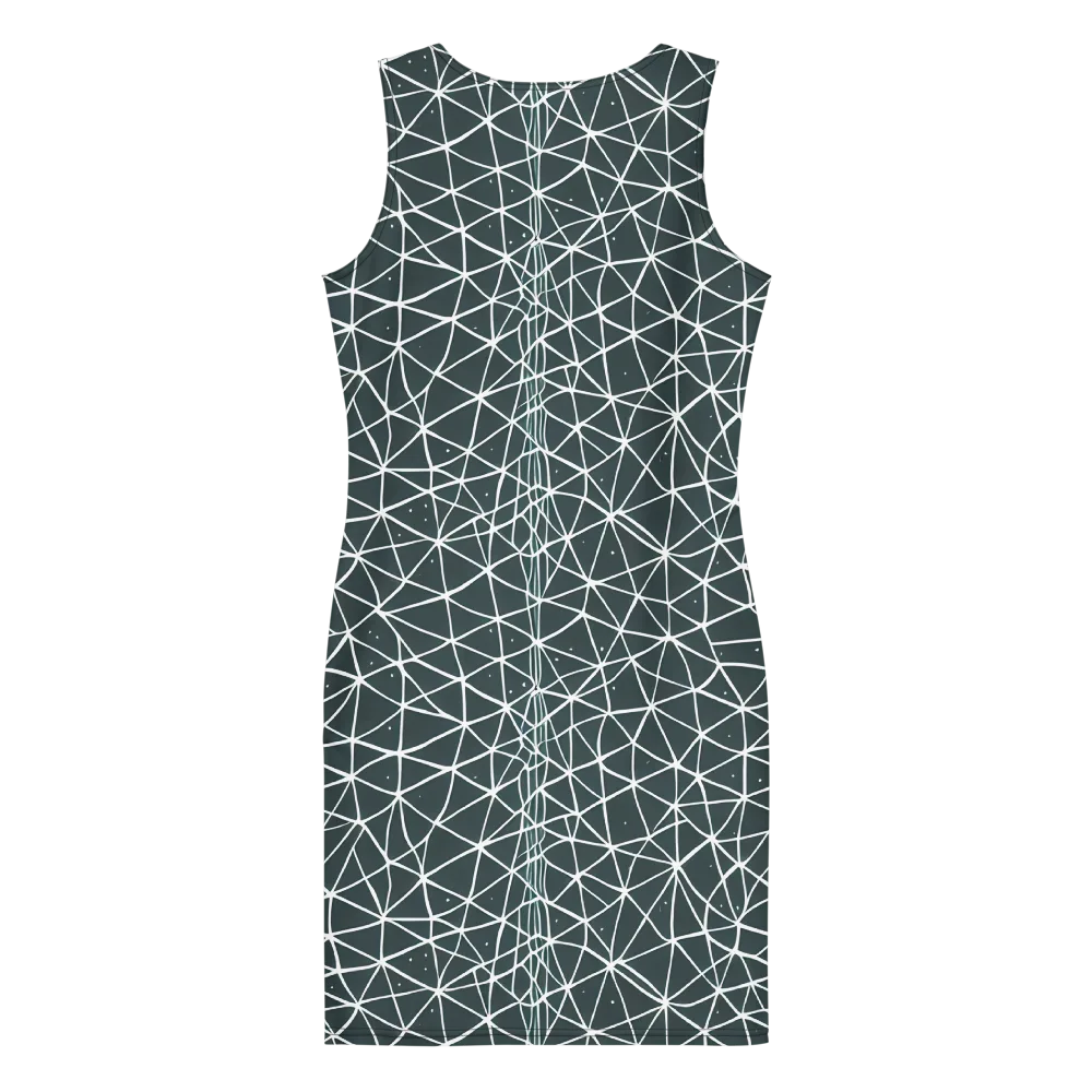 Infinite Interplay on Bodycon Dress — Back