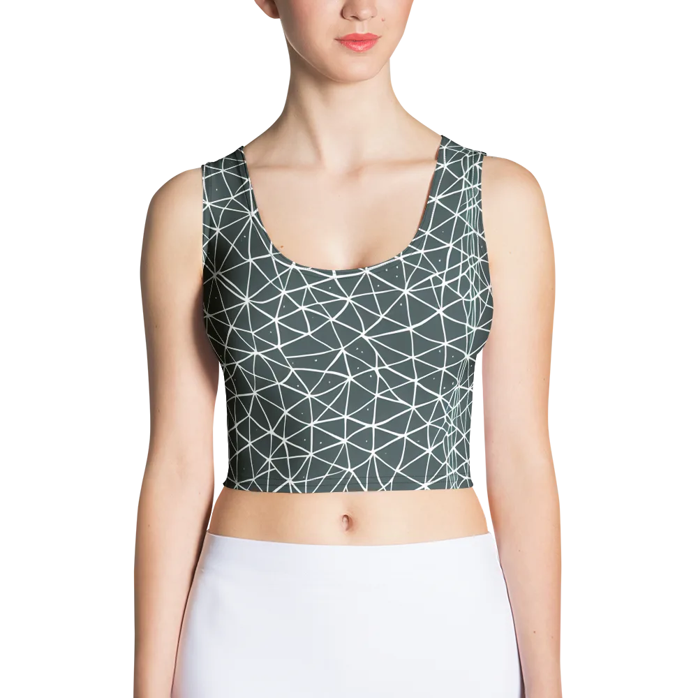 Infinite Interplay on Crop Top — Front