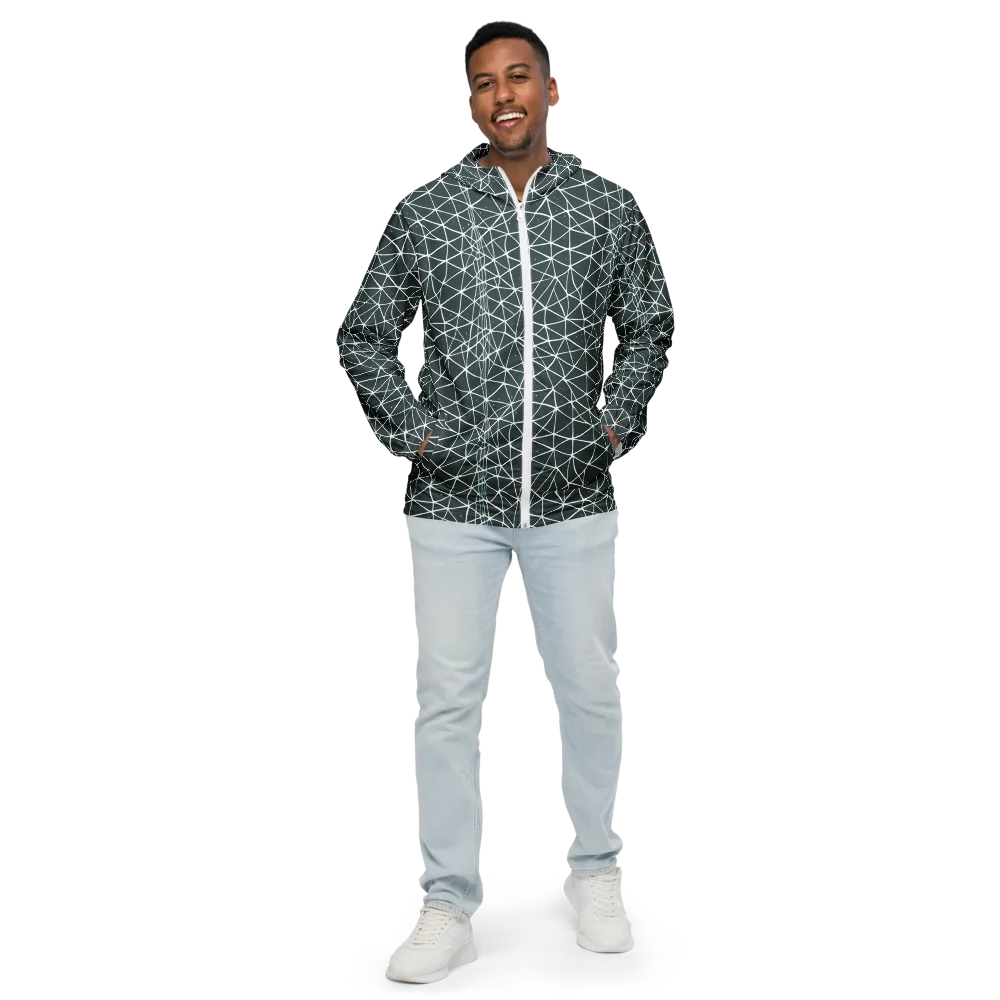 Infinite Interplay on Men's Windbreaker — Front