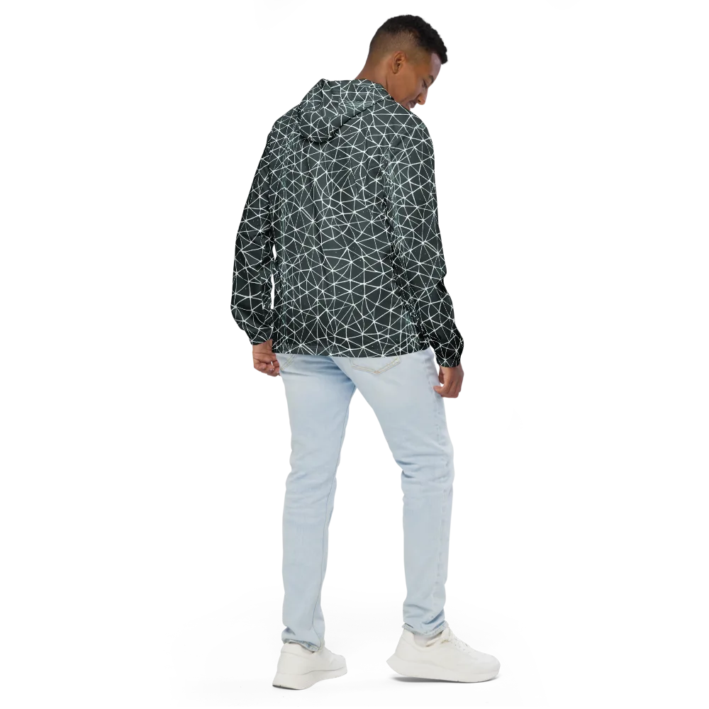 Infinite Interplay on Men's Windbreaker — Back