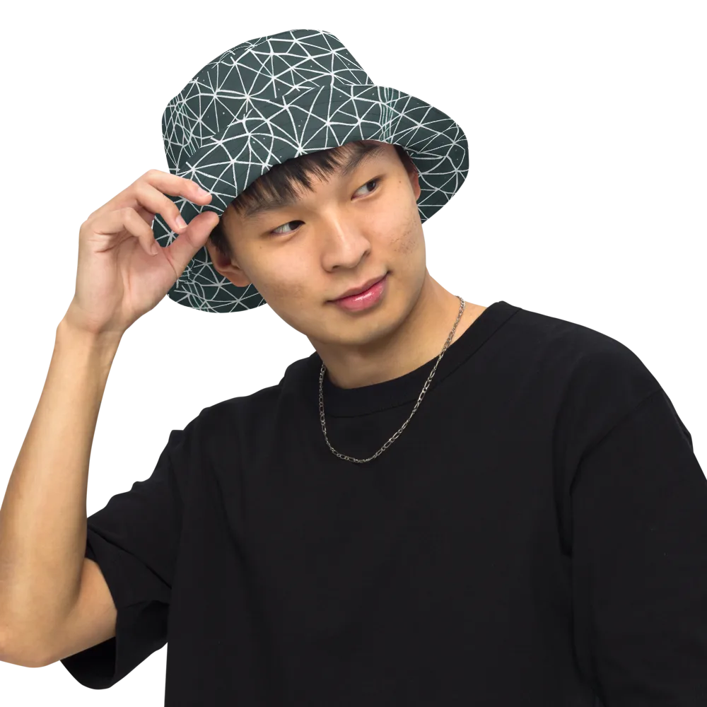 Infinite Interplay on Reversible Bucket Hat — Front Inside