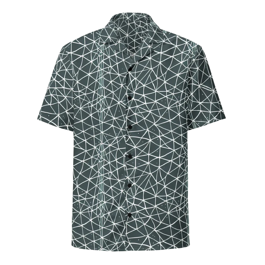 Infinite Interplay on Button Shirt — Front