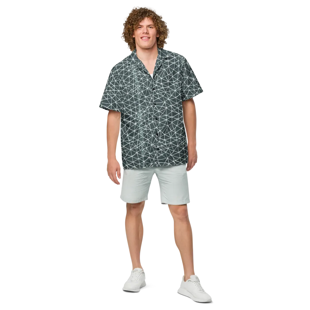 Infinite Interplay on Button Shirt — Front