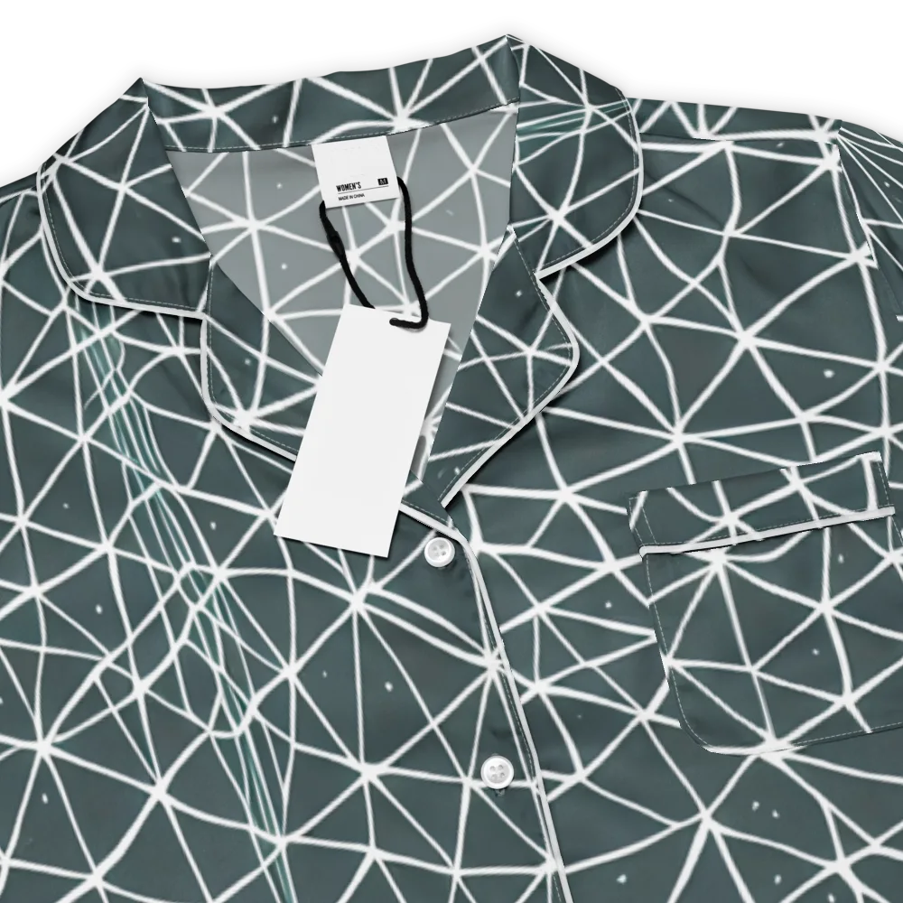 Infinite Interplay on Women's Short Sleeve Pajama Top — Product details