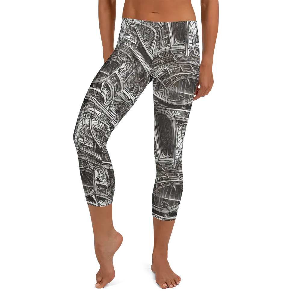 Piranesi's Dream on Capri Leggings — Front