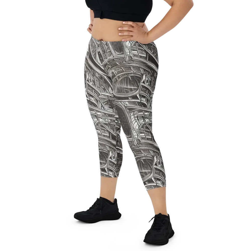 Piranesi's Dream on Capri Leggings — Front