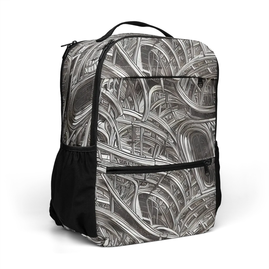 Piranesi's Dream on Utility Backpack — Right Front