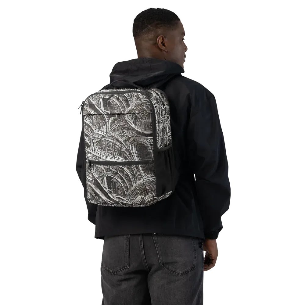 Piranesi's Dream on Utility Backpack — Back