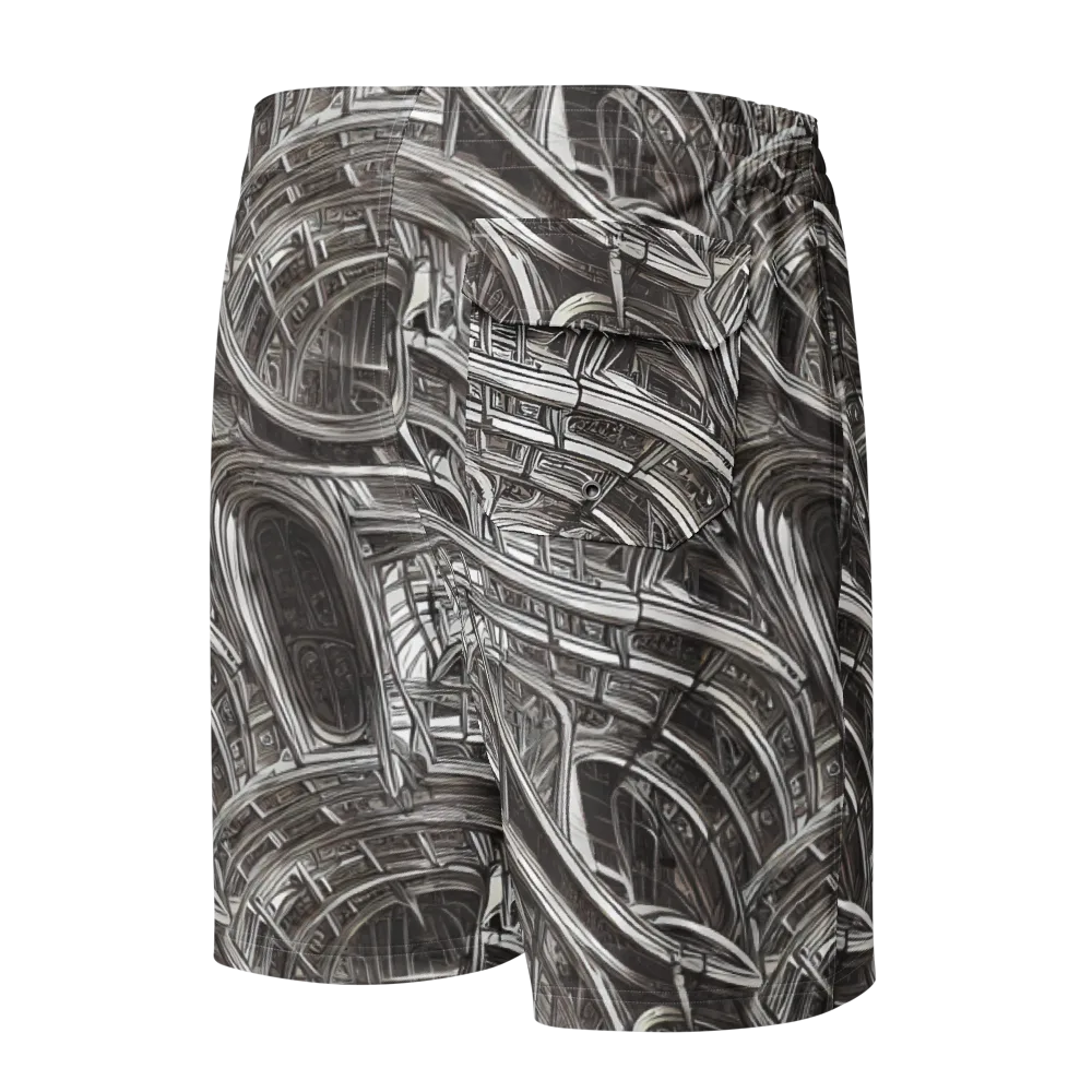 Piranesi's Dream on Men's Board Shorts — Back