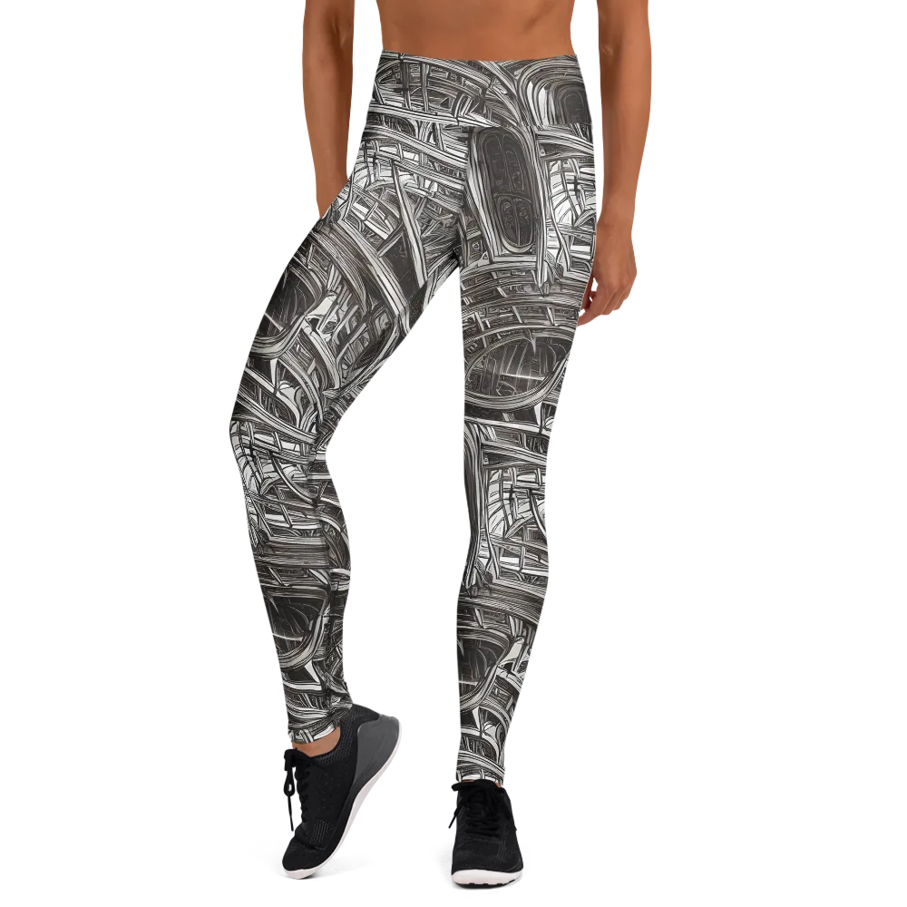 Piranesi's Dream on Yoga Leggings — Front