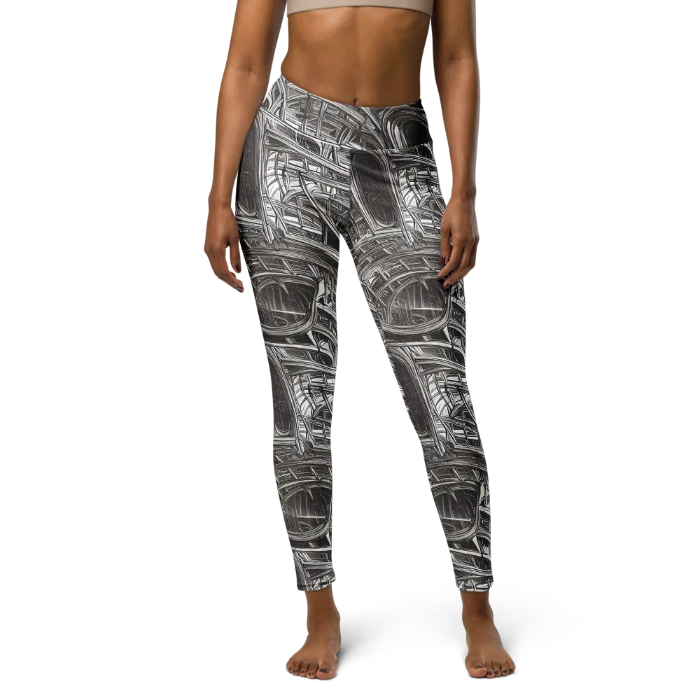 Piranesi's Dream on Yoga Leggings — Front