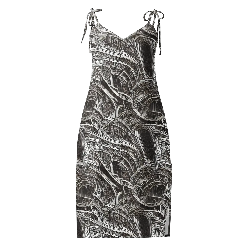 Piranesi's Dream on Slip Dress — Front