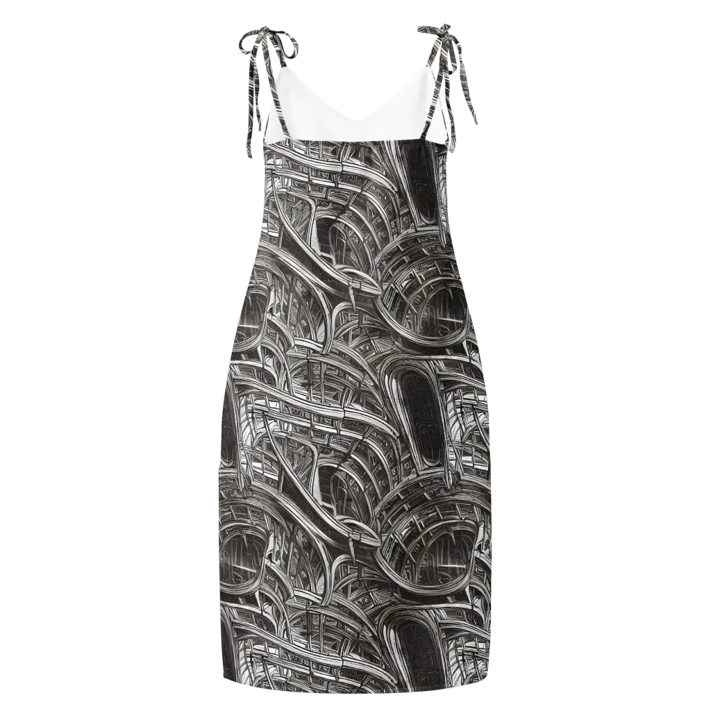 Piranesi's Dream on Slip Dress — Back